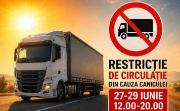 Restricții de circulație pe drumurile din Bistrița-Năsăud, din cauza caniculei. Excepții