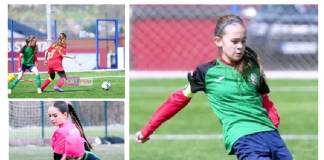 FOTO – Carla Hîngan, puștoaica de 13 ani de la LPS, în tabăra de selecție pentru Naționala U13: „Visul meu este să joc la Barcelona!”