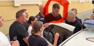 VIDEO Anchetă internă la IPJ Mureș, după ce polițiștii i-au permis bodyguard-ului lui Pomohaci să intervină în escortă și să intimideze un cetățean