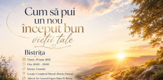 City Retreat ”FRESH START – Cum să pui un nou început bun vieții tale”, în acest weekend, la Complexul Muzeal Bistrița – Năsăud