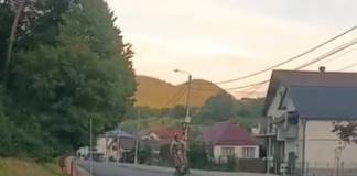 Adolescent de 15 ani – surprins în timp ce gonea într-o roată pe o motocicletă, pe o stradă din Sîngeorz-Băi. Cum au aflat polițiștii: