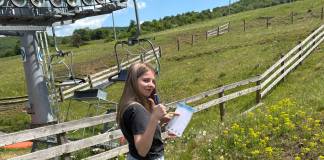 FOTO: Cum să devină Pârtia Cocoș un proiect mai puțin costisitor, ecologic și apreciat de bistrițeni? Alexandra Deneș, elevă la INFOEL, a propus soluțiile, într-un concurs national