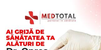 Veste bună pentru bistrițeni! Dr. Monica Oprea, medic specialist diabetolog, oferă consultații gratuite la Policlinica MED TOTAL!