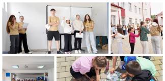 FOTO: Liceenii din Teaca și-au organizat singuri Școala de Vară! Au invitat lectori, au găsit sponsori și au activități exact pe placul lor