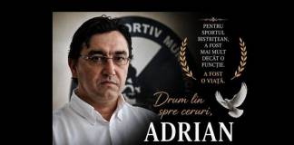 DOLIU, în lumea sportului bistrițean: S-a stins din viață Adrian Moldovan, directorul Clubului Sportiv Municipal Bistrița