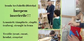 La Școala ARS FABRILIS au început înscrierile pentru copii: „Educație prin meșteșug. Îi ajutăm pe copii să-și dezvolte răbdarea, ordinea, disciplina”