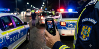Alcoolul a făcut prăpăd ieri pe șosele: Rezultat record de 1,27 mg/l la Năsăud și accident cu un șofer din SUA la Beclean