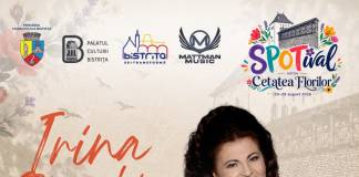 Ultima zi de SPOTival – Cetatea Florilor: Concert Irina Loghin, în parcul din Bistrița