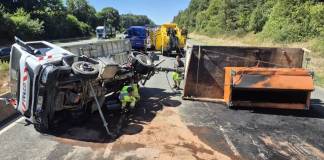 160.000 de euro – „nota de plată” pentru un bistrițean al cărui angajat a făcut un accident pe autostradă din Germania. Bistrițeanul: „Sumele sunt astronomice!”