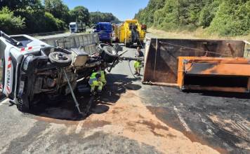 160.000 de euro – „nota de plată” pentru un bistrițean al cărui angajat a făcut un accident pe autostradă din Germania. Bistrițeanul: „Sumele sunt astronomice!”
