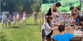 INEDIT – Un francez care face agricultură eco în Mălin și-a pus studenții veniți în practică să facă activități cu copiii satului: ”Nu am vrut să îi văd pe tablete!”