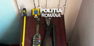 FOTO/ VIDEO – Arme letale și muniție confiscate! Bărbat din Bistrița, reținut în urma unor percheziții