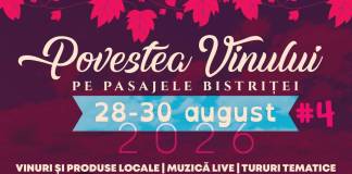 Povestea Vinului pe Pasajele Bistriței revine! Trei zile de muzică, vinuri alese și redeschiderea Turnului Dogarilor